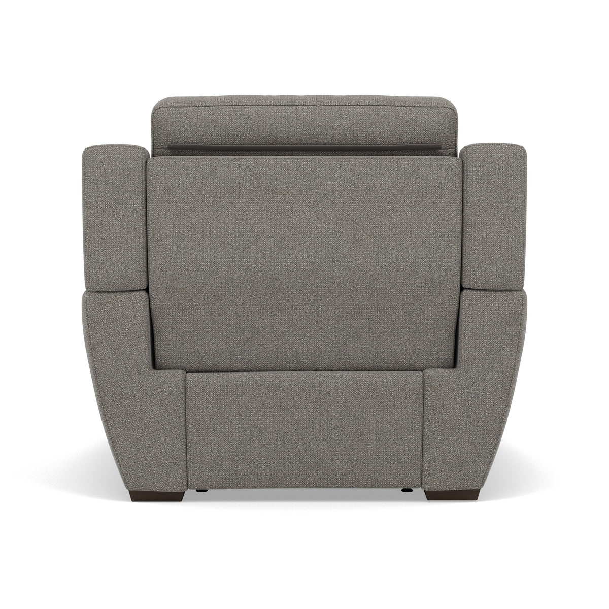 Echo Recliner Armchair - Power Recliner Chair Lumber Support Fabric - Power With Power Headrest Footrest Lumbar & USB — FAB-MIL-451 PEWTER, gallery image 2