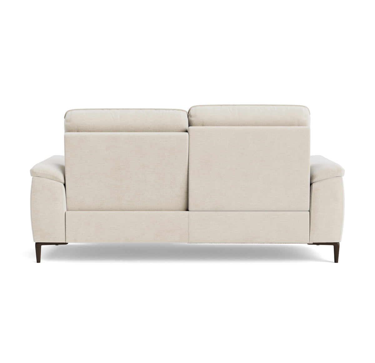 Loma 3 Seater Recliner Sofa - 2.5 Seater Sofa with 2 Power Recliners USB Fabric - Power Recliner with USB — FAB-NTS - 01 CREAM, gallery image 2