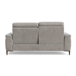 Loma 3 Seater Recliner Sofa - 2.5 Seater Sofa with 2 Power Recliners USB Fabric - Power Recliner with USB — FAB-NTS - 11 DOVE, gallery image 2