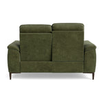 Loma 2 Seater Recliner Sofa - 2 Seater Sofa with 2 Power Recliners USB Fabric - Power Recliner with USB — FAB-NTS - 16 OLIVE GREEN, gallery image 2