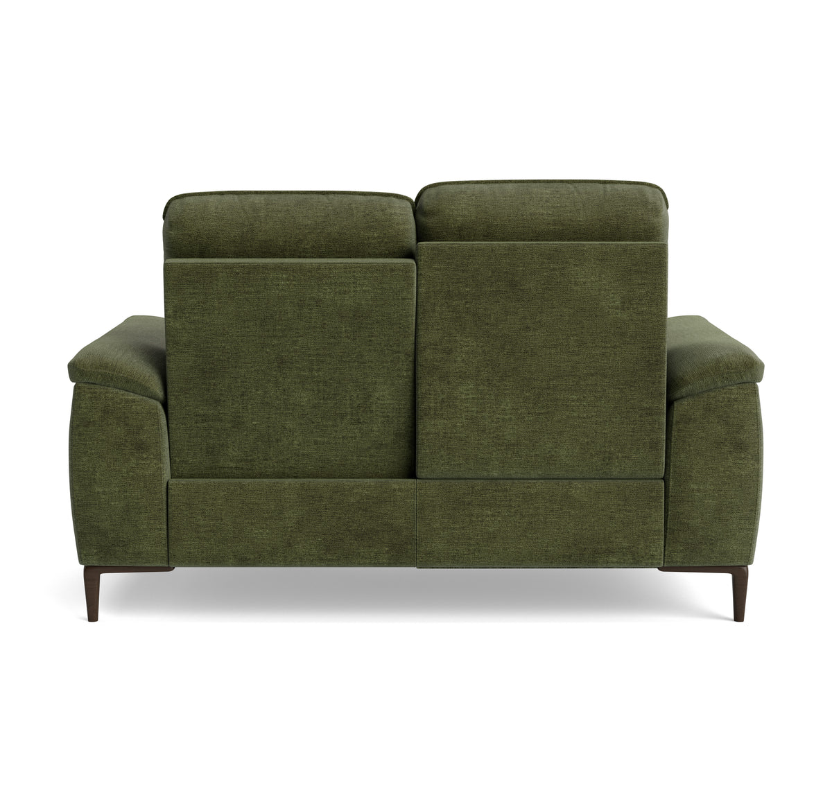Loma 2 Seater Recliner Sofa - 2 Seater Sofa with 2 Power Recliners USB Fabric - Power Recliner with USB — FAB-NTS - 16 OLIVE GREEN, gallery image 2
