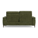 Loma 3 Seater Recliner Sofa - 2.5 Seater Sofa with 2 Power Recliners USB Fabric - Power Recliner with USB — FAB-NTS - 16 OLIVE GREEN, gallery image 2