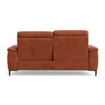 Loma 3 Seater Recliner Sofa - 2.5 Seater Sofa with 2 Power Recliners USB Fabric - Power Recliner with USB — FAB-NTS - 17 TERRACOTTA, gallery image 2