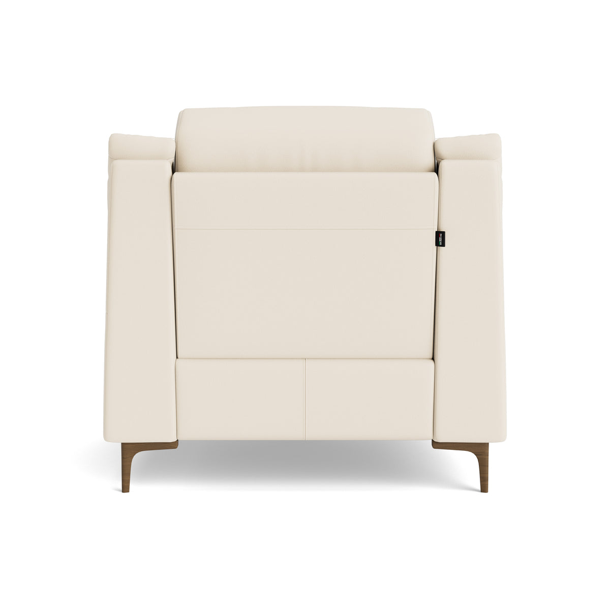 Nicoletti Carmen Recliner Armchair - Power Recliner Chair CB - Power Recliner with USB — Feet: Graubraun / Torello PS Bianco 93, gallery image 2