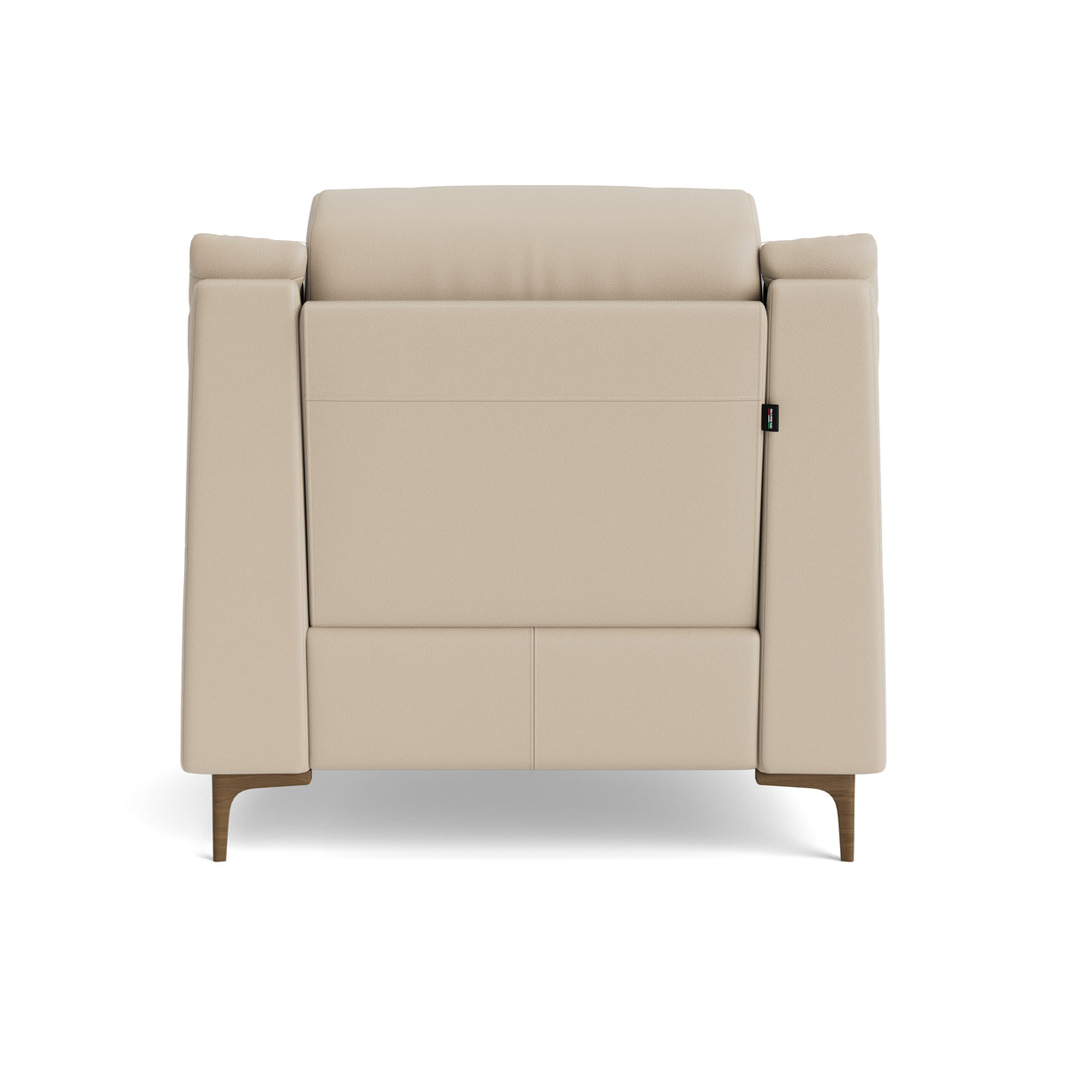 Nicoletti Carmen Recliner Armchair - Power Recliner Chair CB - Power Recliner with USB — Feet: Graubraun / Torello PS Fango 352, gallery image 2