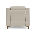 Nicoletti Carmen Recliner Armchair - Power Recliner Chair CB - Power Recliner with USB — Feet: Graubraun / Torello PS Tortora 328, gallery image 2