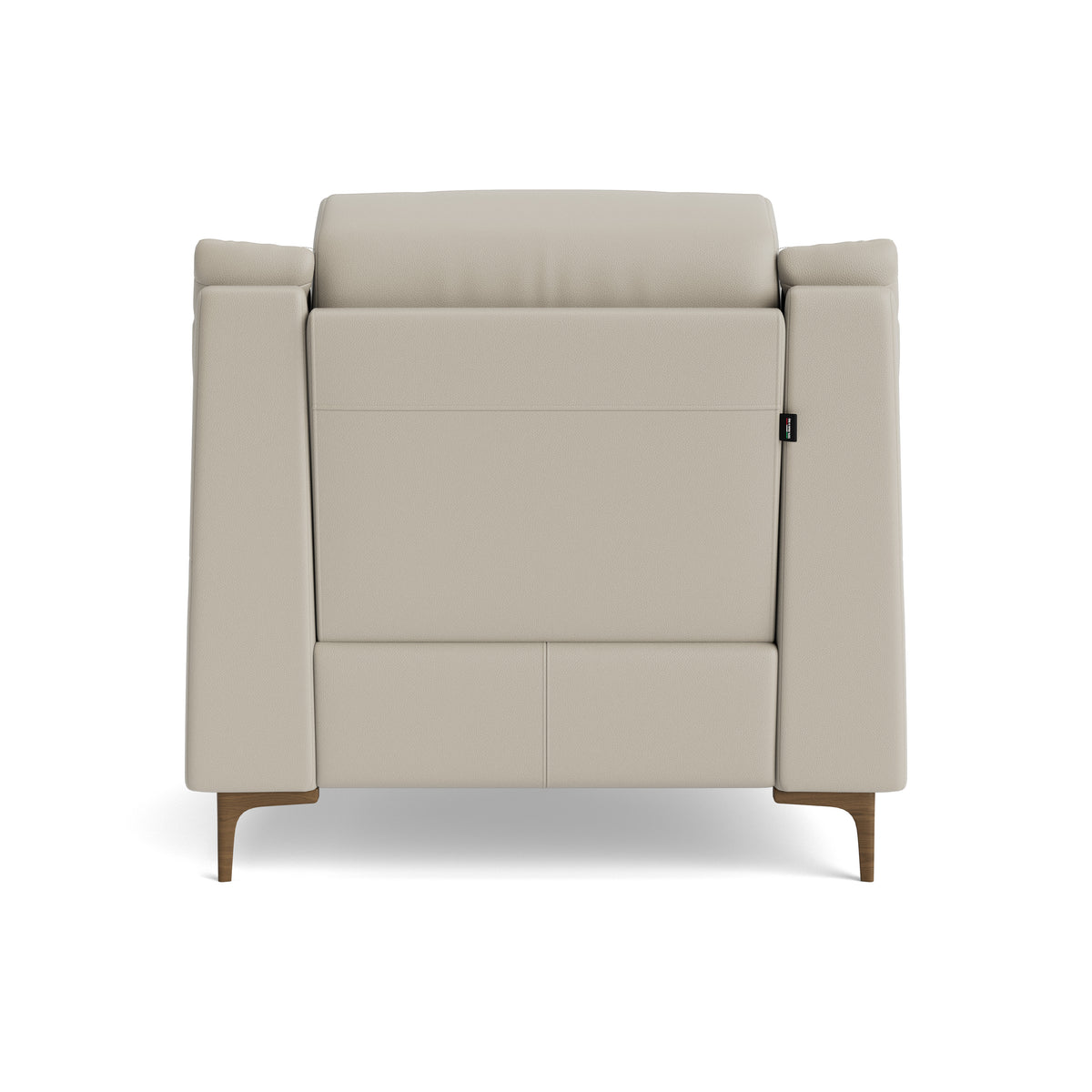 Nicoletti Carmen Recliner Armchair - Power Recliner Chair CB - Power Recliner with USB — Feet: Graubraun / Torello PS Tortora 328, gallery image 2