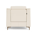 Nicoletti Carmen Armchair - Armchair CB — Feet: Graubraun / Torello PS Bianco 93, gallery image 2