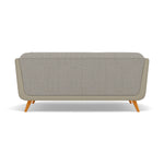Siena 2 Seater Sofa - 2 Seater Sofa F8 + Cat 60 — Hopsack Dove 70001+Cat 60/23, gallery image 2