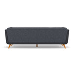 Siena 3 Seater Sofa - 2.5 Seater Sofa F8 + Cat 60 — Hopsack Midnight 70005+Cat 60/24, gallery image 2
