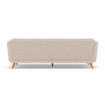 Siena 3 Seater Sofa - 2.5 Seater Sofa F8 + Cat 60 — Hopsack Natural 70002+Cat 60/05, gallery image 2