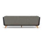 Siena 3 Seater Sofa - 2.5 Seater Sofa F8 + Cat 60 — Hopsack Platinum 70003+Cat 60/21, gallery image 2