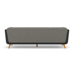 Siena 3 Seater Sofa - 2.5 Seater Sofa F8 + Cat 60 — Hopsack Platinum 70003+Cat 60/25, gallery image 2
