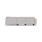 Hoy Corner Sofa - Combination 1 - Left Hand Facing Sofa Corner Group Fabric - Left Hand Facing — KB-1280-UK Darwin Silver, gallery image 2