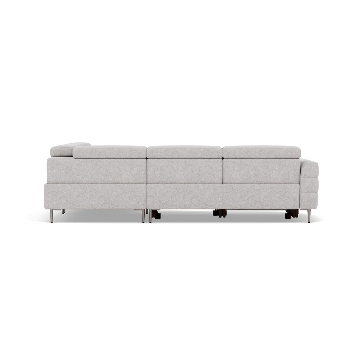 Hoy Corner Sofa - Combination 1 - Left Hand Facing Sofa Corner Group Fabric - Left Hand Facing — KB-1280-UK Darwin Silver, gallery image 2