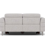 Hoy 2 Seater Sofa - 2 Str Static W/Manual Headrest Fabric — KB-1280-UK Darwin Silver, gallery image 2