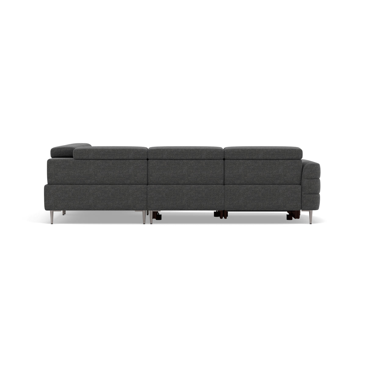 Hoy Corner Sofa - Combination 1 - Left Hand Facing Sofa Corner Group Fabric - Left Hand Facing — KB-1281-UK Darwin Charcoal, gallery image 2
