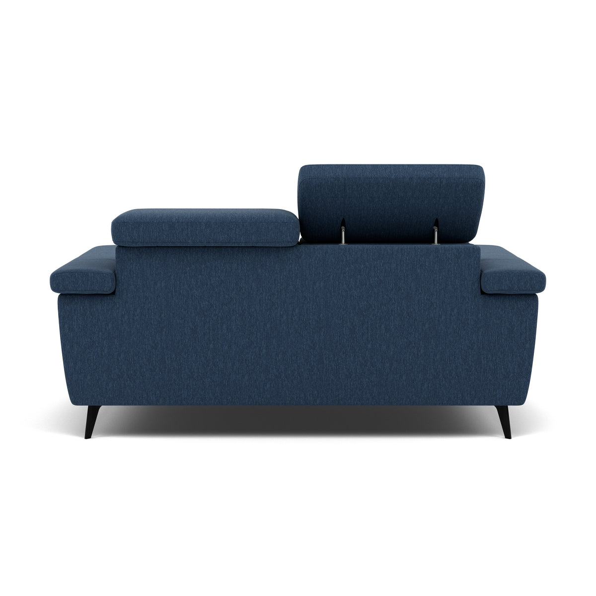 Sparta 2 Seater Recliner Sofa - 2 Str W/ 2 Power Recliner W/ 2 Ratchet Headrest Fabric - Power with Manual Headrest — KB-1290-UK Amigo Navy, gallery image 2