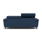 Sparta 3 Seater Recliner Sofa - 3 Str W/ 2 Power Recliner W/ 2 Ratchet Headrest Fabric - Power with Manual Headrest — KB-1290-UK Amigo Navy, gallery image 2