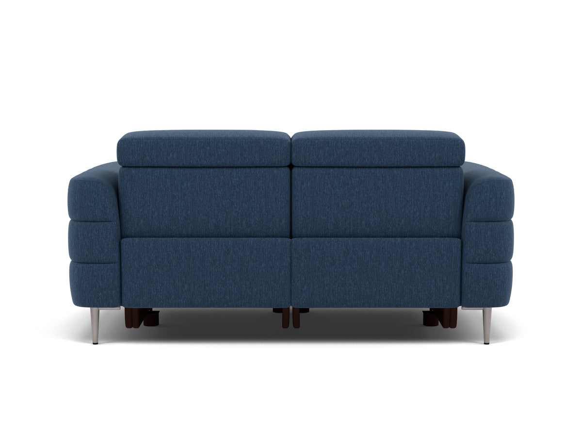 Hoy 2 Seater Sofa - 2 Str Static W/Manual Headrest Fabric — KB-1290-UK Amigo Navy, gallery image 2