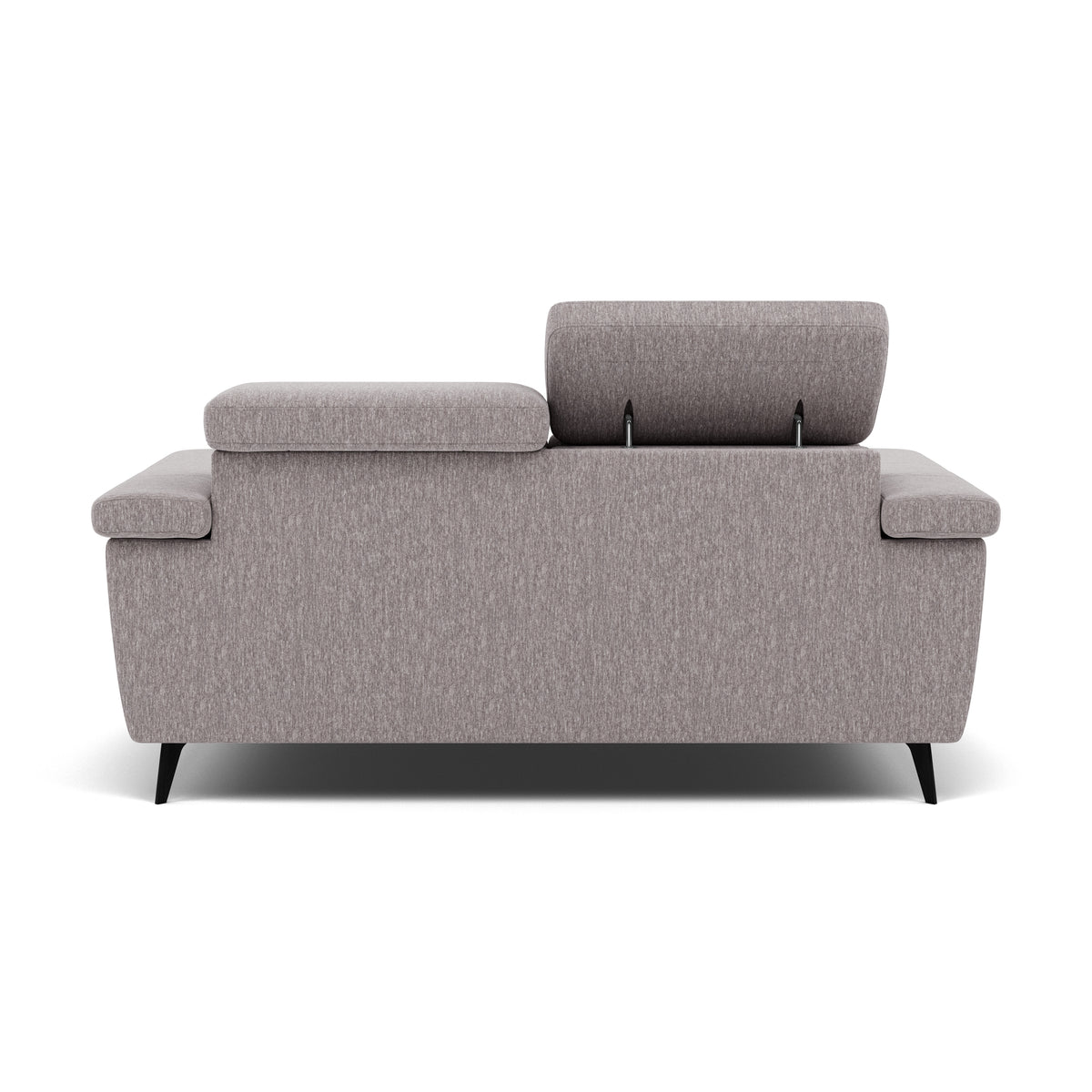 Sparta 2 Seater Recliner Sofa - 2 Str W/ 2 Power Recliner W/ 2 Ratchet Headrest Fabric - Power with Manual Headrest — KB-1291-UK Amigo Granite, gallery image 2