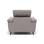 Sparta Recliner Armchair - Chair W/ Power Recliner W/ Ratchet Headrest Fabric - Power with Manual Headrest — KB-1291-UK Amigo Granite, gallery image 2