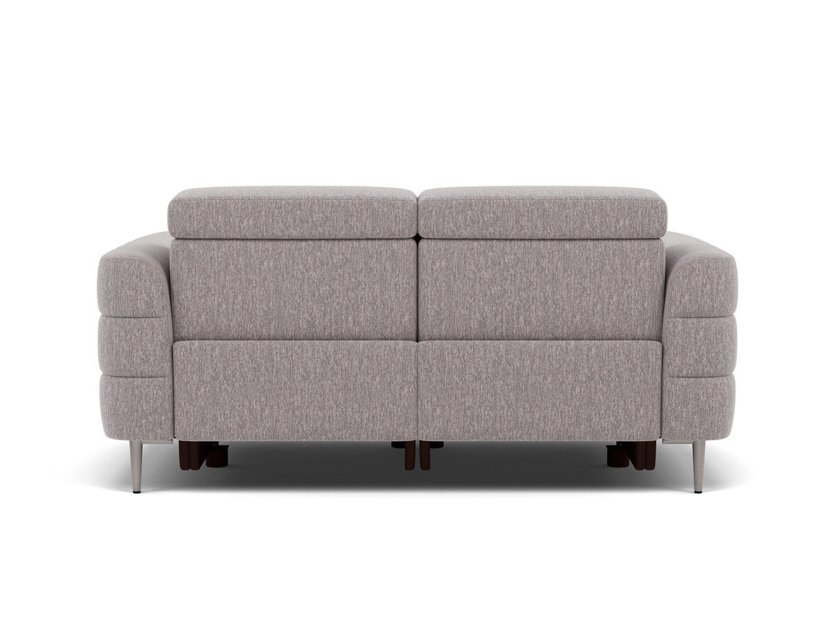 Hoy 2 Seater Sofa - 2 Str Static W/Manual Headrest Fabric — KB-1291-UK Amigo Granite, gallery image 2