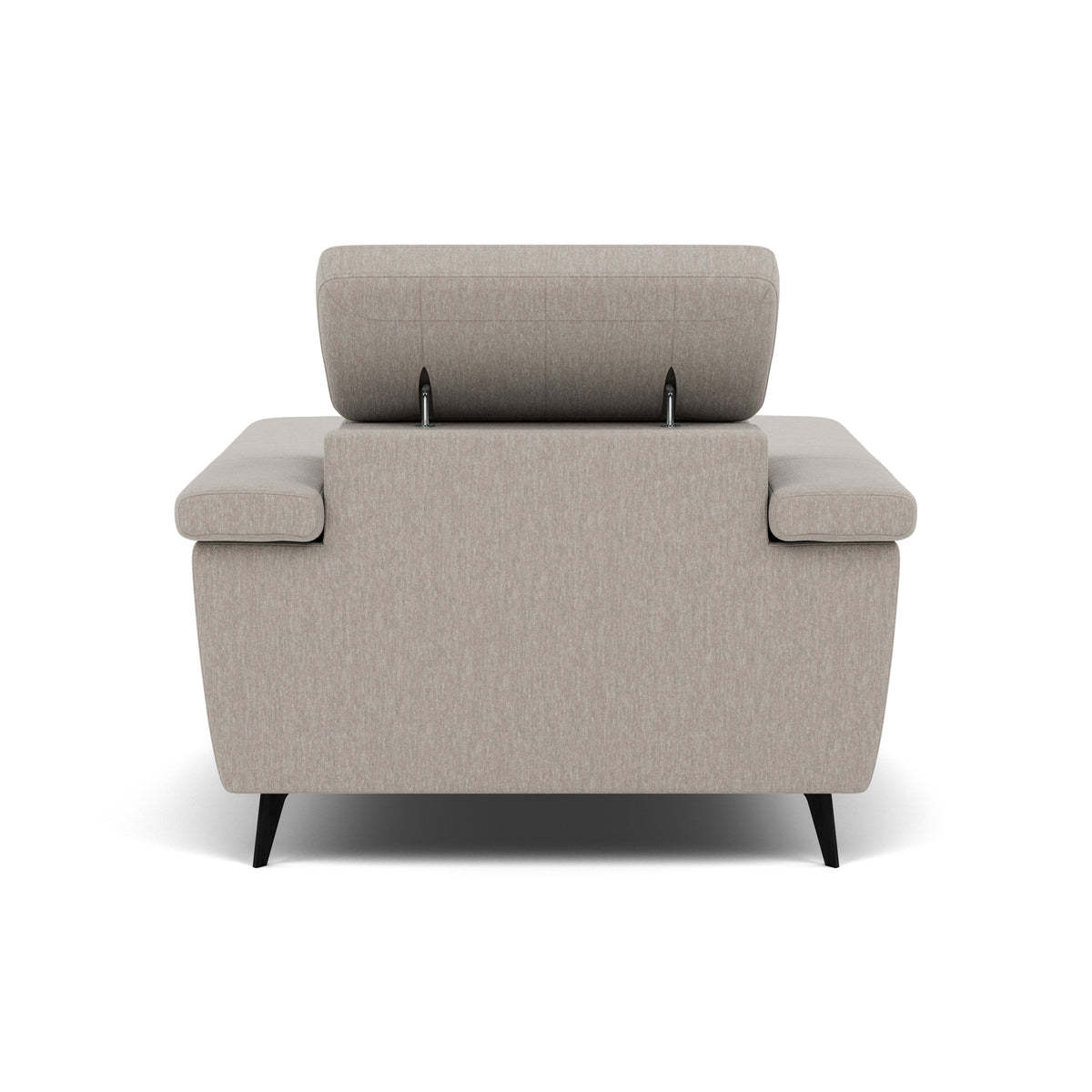 Sparta Recliner Armchair - Chair W/ Power Recliner W/ Ratchet Headrest Fabric - Power with Manual Headrest — KB-1292-UK Amigo Dove, gallery image 2