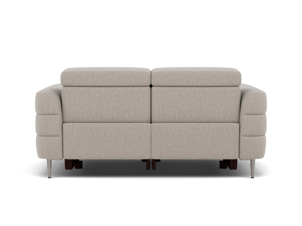 Hoy 2 Seater Sofa - 2 Str Static W/Manual Headrest Fabric — KB-1292-UK Amigo Dove, gallery image 2