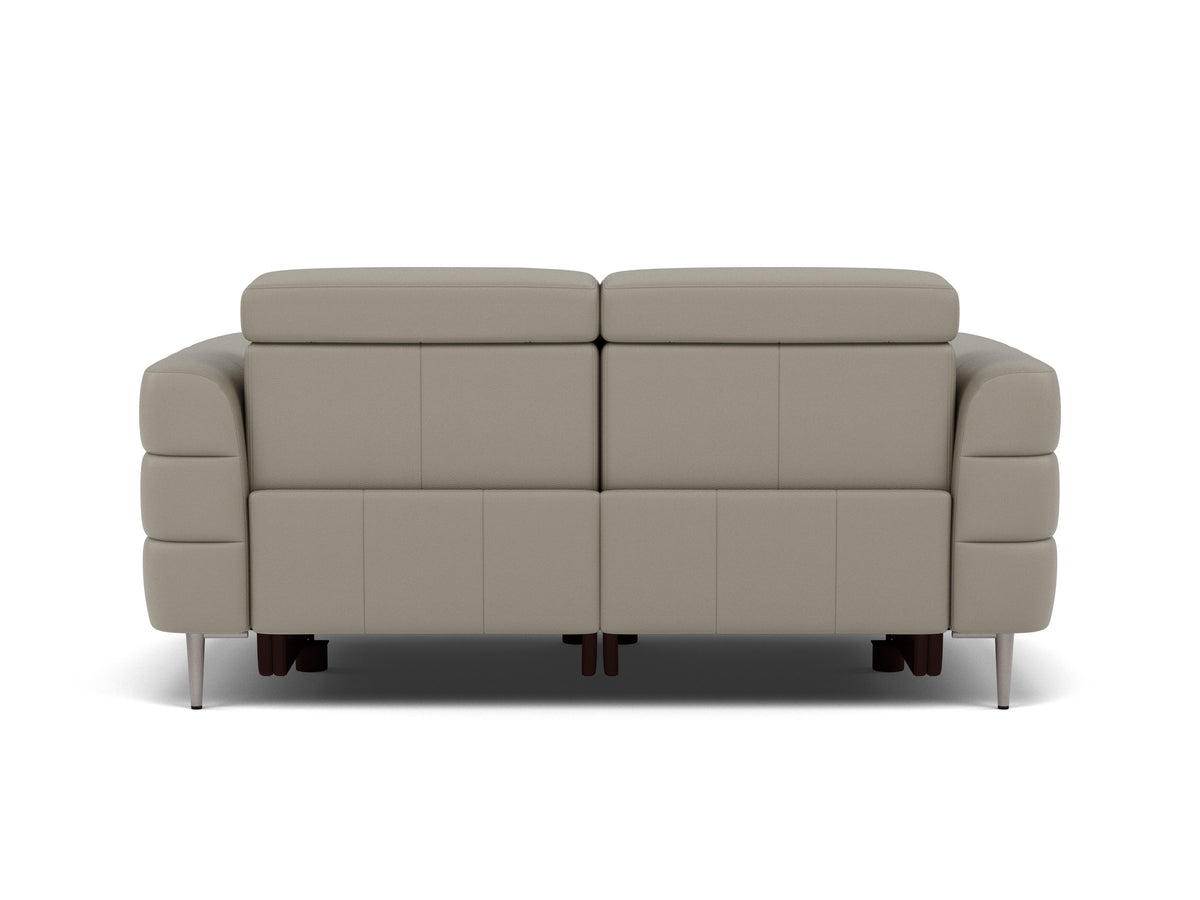 Hoy 2 Seater Sofa - 2 Str Static W/Manual Headrest Cat M — M5653 Melbourne Light Grey, gallery image 2