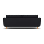 Phoebe 4 Seater Sofa - Extra Large Sofa Standard Back Grade B — Plush Velvet Charcoal / Natural, gallery image 2