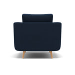 Phoebe Armchair - Chair Grade B — Plush Velvet Indigo / Natural, gallery image 2