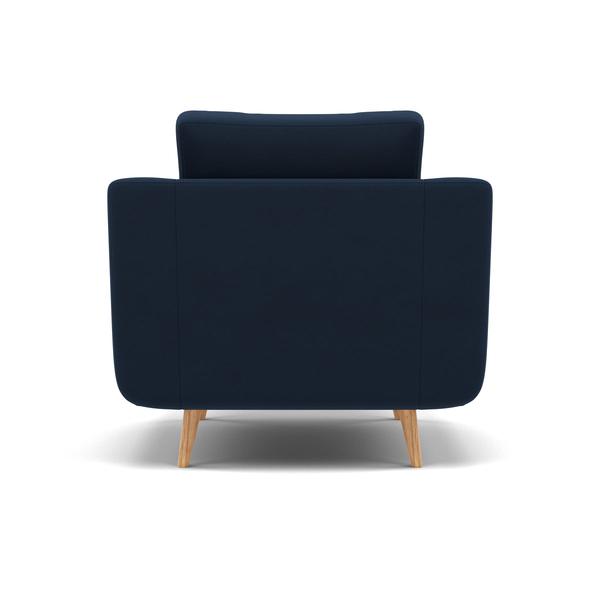 Phoebe Armchair - Chair Grade B — Plush Velvet Indigo / Natural, gallery image 2