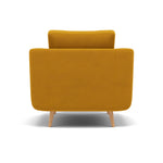 Phoebe Armchair - Chair Grade B — Plush Velvet Turmeric / Natural, gallery image 2