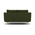 Phoebe 2 Seater Sofa - Small Sofa Standard Back Grade B — Plush Velvet Vine / Natural, gallery image 2