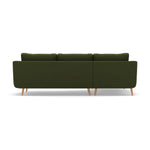Phoebe Large Chaise Sofa - Large Chaise Sofa LHF Standard Back Grade B - Left Hand Facing — Plush Velvet Vine / Natural, gallery image 2