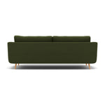 Phoebe 4 Seater Sofa - Extra Large Sofa Standard Back Grade B — Plush Velvet Vine / Natural, gallery image 2