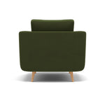 Phoebe Armchair - Chair Grade B — Plush Velvet Vine / Natural, gallery image 2