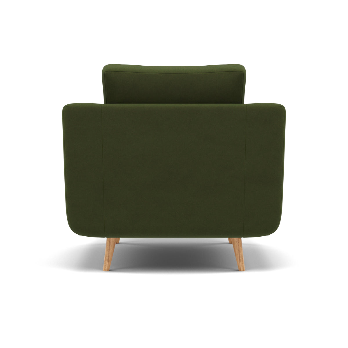 Phoebe Armchair - Chair Grade B — Plush Velvet Vine / Natural, gallery image 2