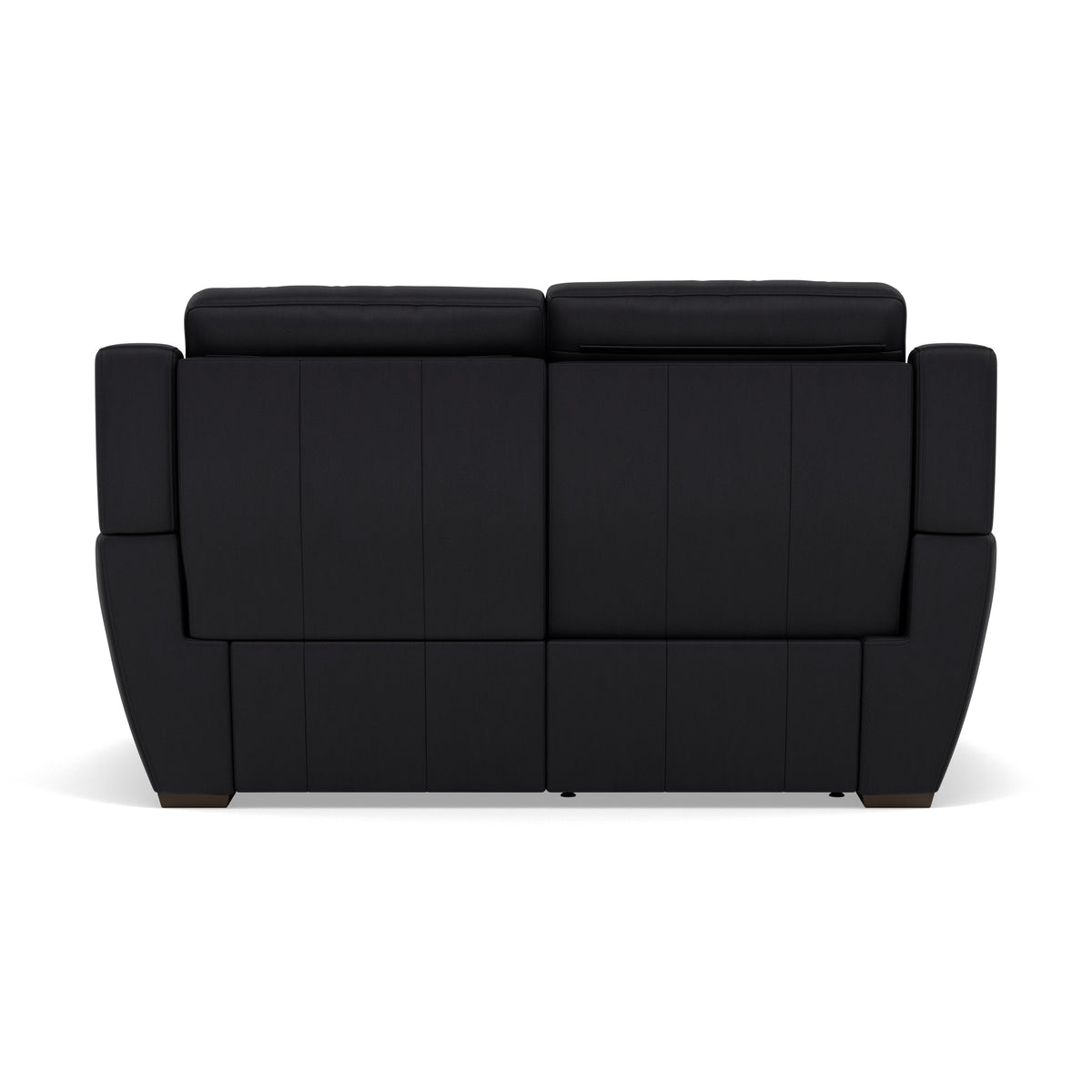 Echo 2 Seater Recliner Sofa - 2 Seater 2 Power Recliners Lumber Support Cat 25S - Power With Power Headrest Footrest Lumbar & USB — NCS-023C BLACK, gallery image 2