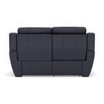 Echo 2 Seater Recliner Sofa - 2 Seater 2 Power Recliners Lumber Support Cat 25S - Power With Power Headrest Footrest Lumbar & USB — NCS-036C NAVY BLUE, gallery image 2