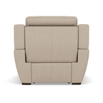 Echo Recliner Armchair - Power Recliner Chair Lumber Support Cat 25S - Power With Power Headrest Footrest Lumbar & USB — NCS-039C PEBBLE, gallery image 2