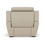 Echo Recliner Armchair - Power Recliner Chair Lumber Support Cat 25S - Power With Power Headrest Footrest Lumbar & USB — NCS-041E SILVER GREY, gallery image 2