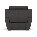 Echo Recliner Armchair - Power Recliner Chair Lumber Support Cat 25S - Power With Power Headrest Footrest Lumbar & USB — NCS-180E SLATE GREY, gallery image 2