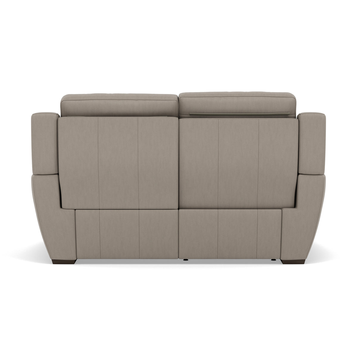 Echo 2 Seater Recliner Sofa - 2 Seater 2 Power Recliners Lumber Support Cat 25S - Power With Power Headrest Footrest Lumbar & USB — NCS-722A TAUPE, gallery image 2
