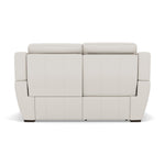Echo 2 Seater Recliner Sofa - 2 Seater 2 Power Recliners Lumber Support Cat 25S - Power With Power Headrest Footrest Lumbar & USB — NCS-744D STAR WHITE, gallery image 2