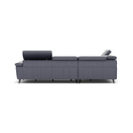 Sparta Corner Recliner Sofa - Combination 4 - Right Hand Facing Sofa Corner Group (Two Motors) Cat NL/O/S - Right Hand Facing - Power with Power Headrest & USB — NL5100 New York Dark Blue, gallery image 2