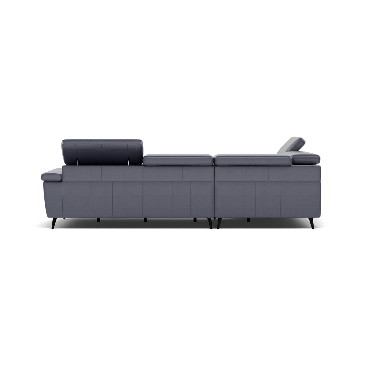 Sparta Corner Recliner Sofa - Combination 4 - Right Hand Facing Sofa Corner Group (Two Motors) Cat NL/O/S - Right Hand Facing - Power with Power Headrest & USB — NL5100 New York Dark Blue, gallery image 2