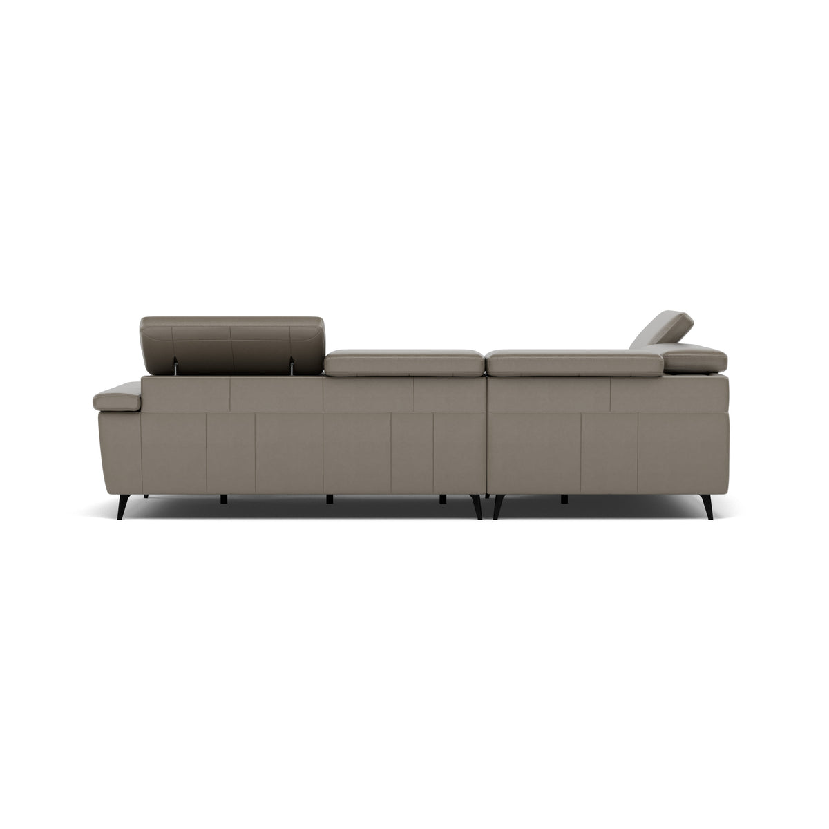 Sparta Corner Recliner Sofa - Combination 4 - Right Hand Facing Sofa Corner Group (Two Motors) Cat NL/O/S - Right Hand Facing - Power with Power Headrest & USB — NL5102 New York Cement, gallery image 2