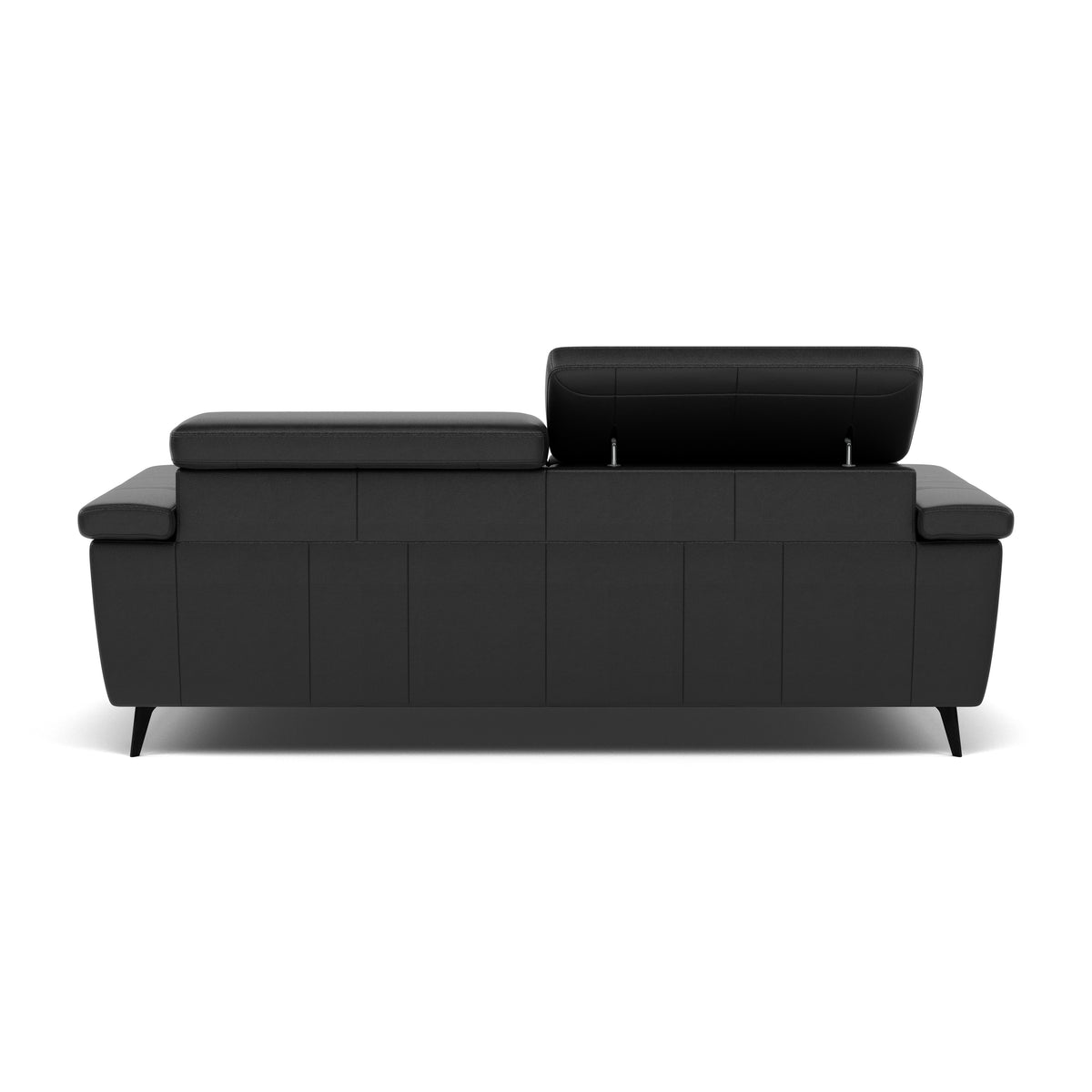 Sparta 3 Seater Recliner Sofa - 3 Str W/ 2 Power Recliner W/ 2 Power Headrest Cat NL/O/S - Power with Power Headrest & USB — NL5109 New York Midnight, gallery image 2